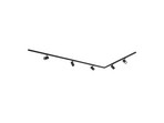 Linaro 5 Loftlampe Black - Lindby