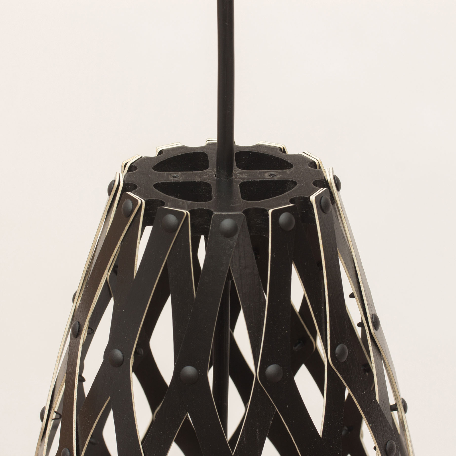david trubridge Candeeiro de suspensão Hinaki 50 cm preto