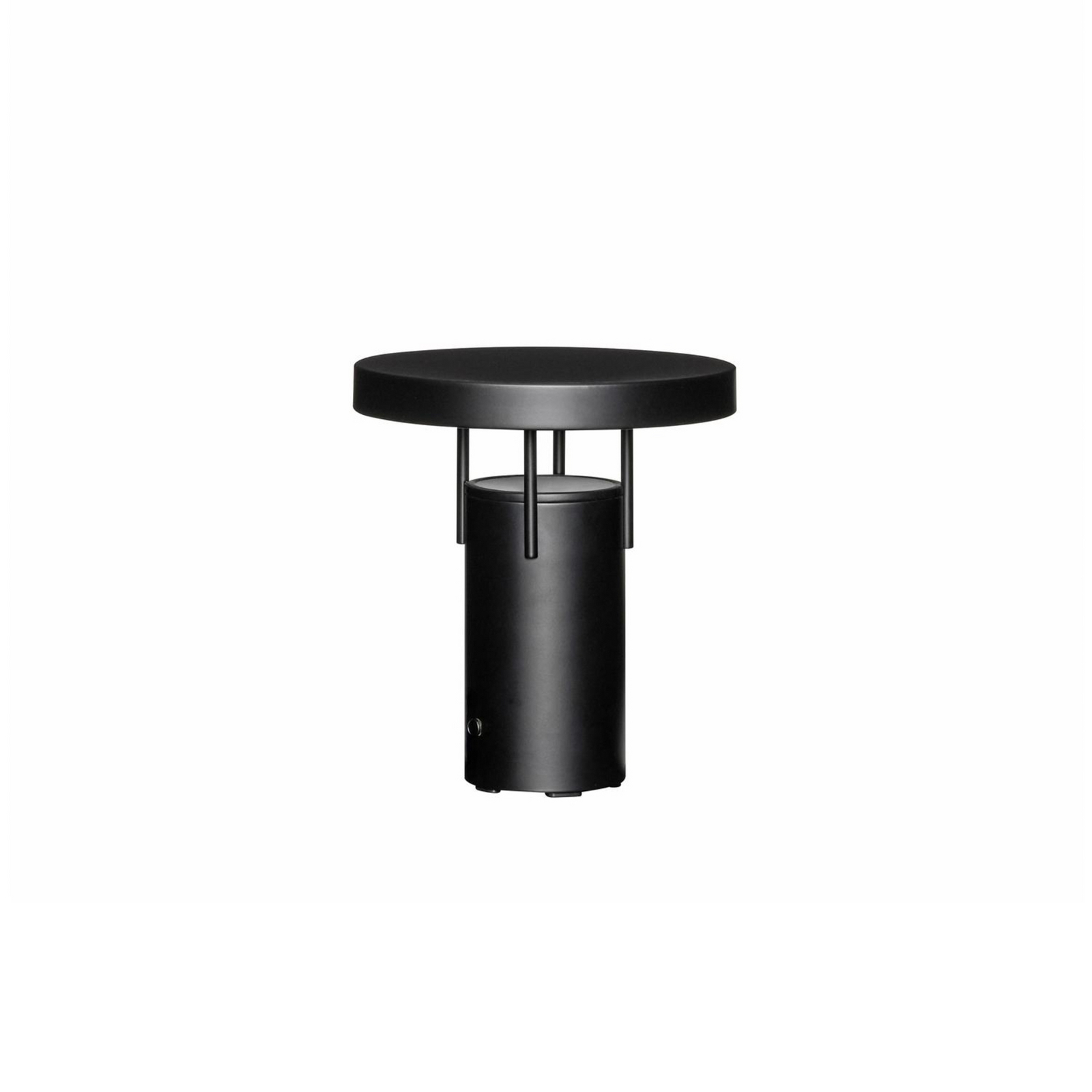 HÜBSCH LED акумулаторна настолна лампа BringMe Mini, матово черна, 20 cm