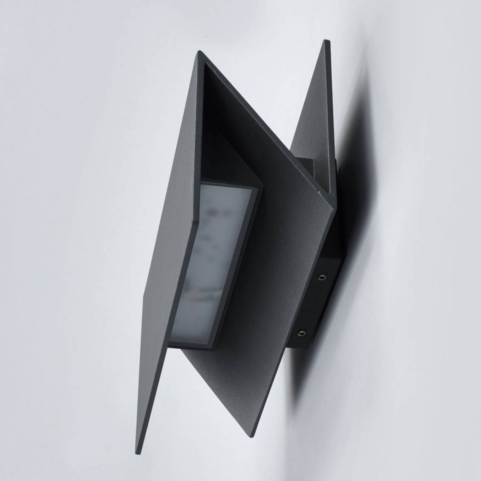 Meja Outdoor Wall Lamp IP54 Graphite - Lucande