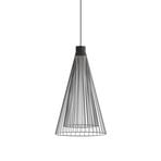Karman LED-Außenhängeleuchte Ikonika, schwarz, Ø 40 cm, IP55