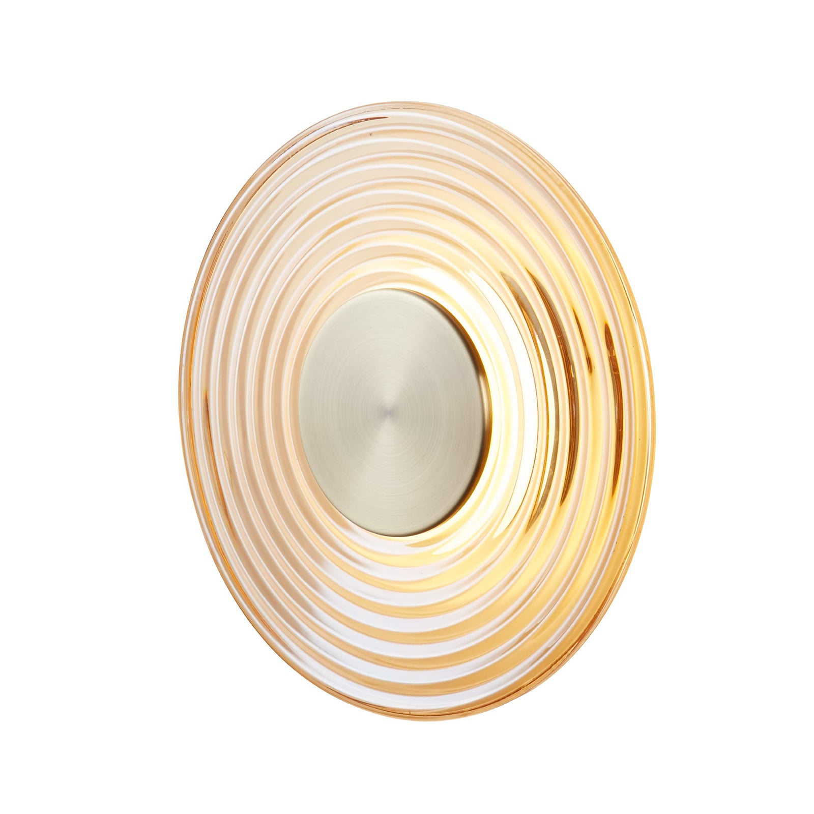 LED-Wandlampe Cleo, Ø 30 cm, Glas/Metall