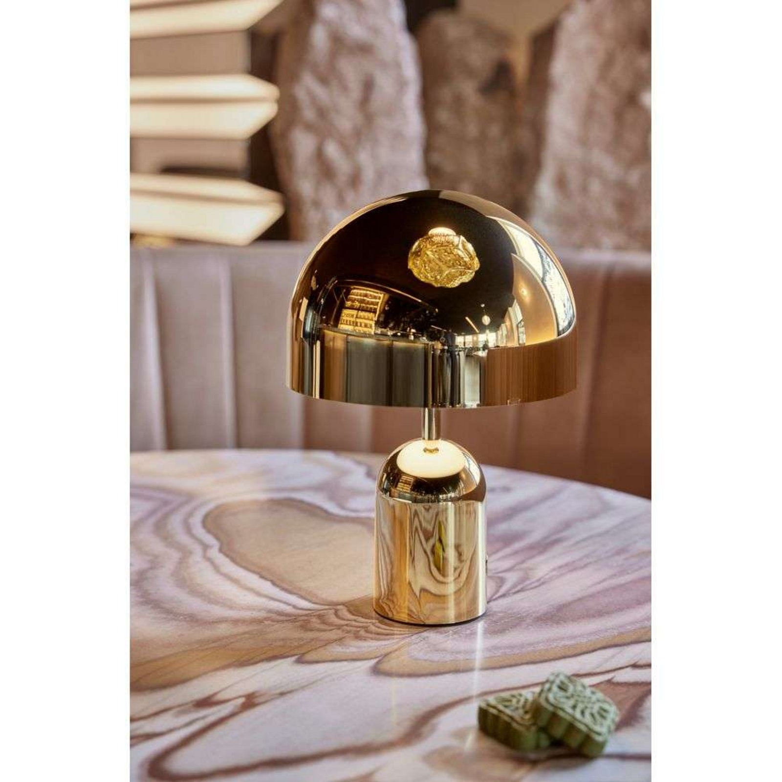 Bell Portable Veioză H28 IP44 Gold - Tom Dixon