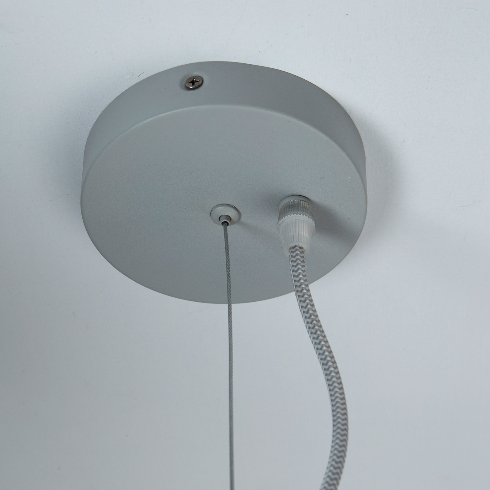 Het gaat om RoMi hanglamp Bologna, lichtgrijs, 4-lamps