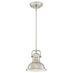 Westinghouse Boswell pendant light, brushed nickel colour