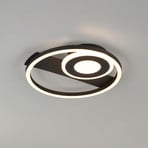 Plafoniera LED Horus, nero, 2500 lm, 3000 K, metallo