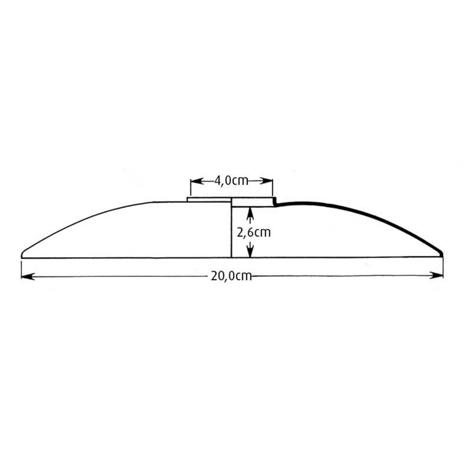 PH 2/1 abat-jour en haut Lampe de table/applique murale Opal - Louis Poulsen