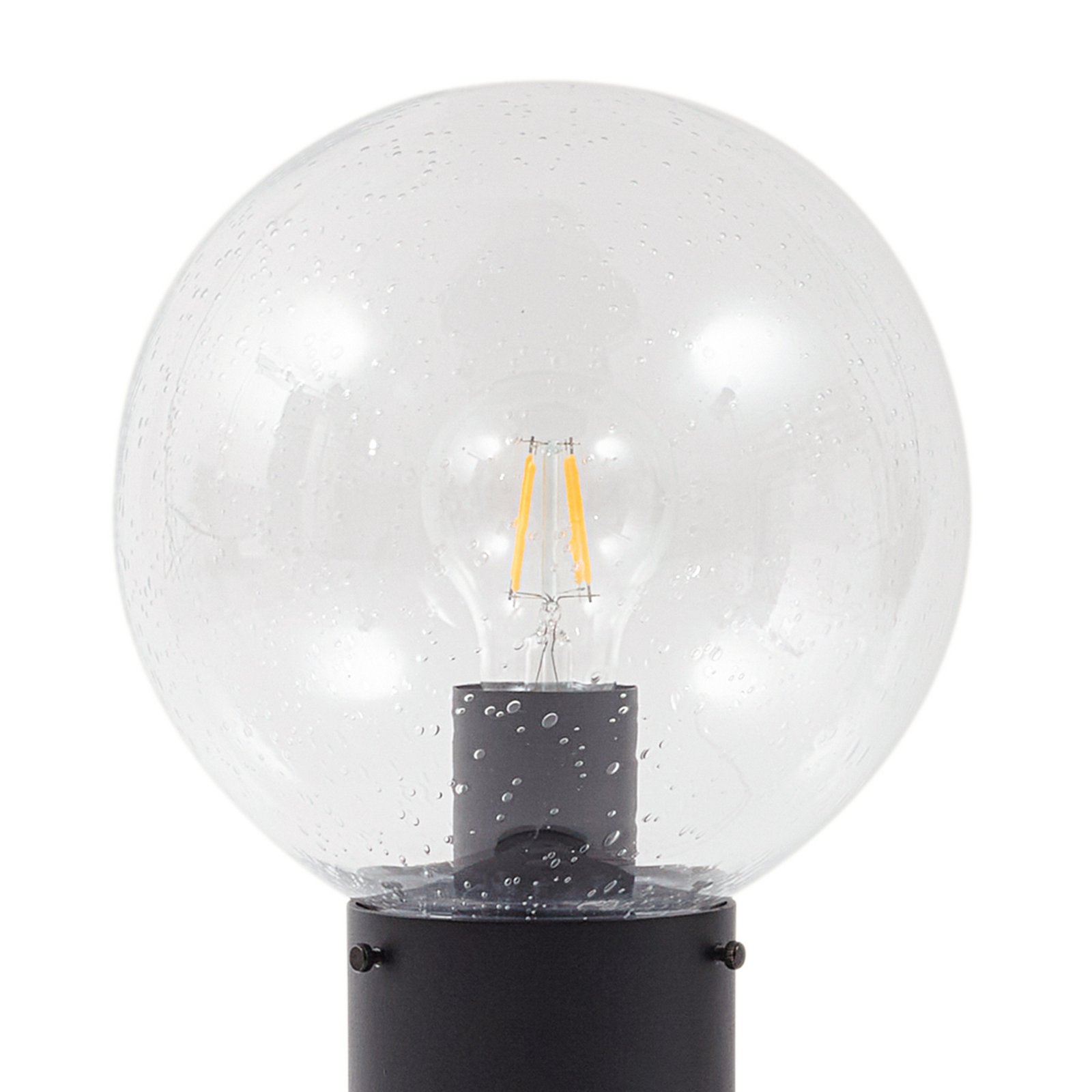 Dangan vejlampe, højde 60 cm, glas, metal, sensor, klar - Lindby