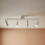 Ceiling spotlight Crest, metal, 4-bulb