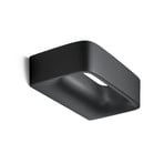 LED wall light Aki, anthracite, aluminium, 23 cm, 3,000 K