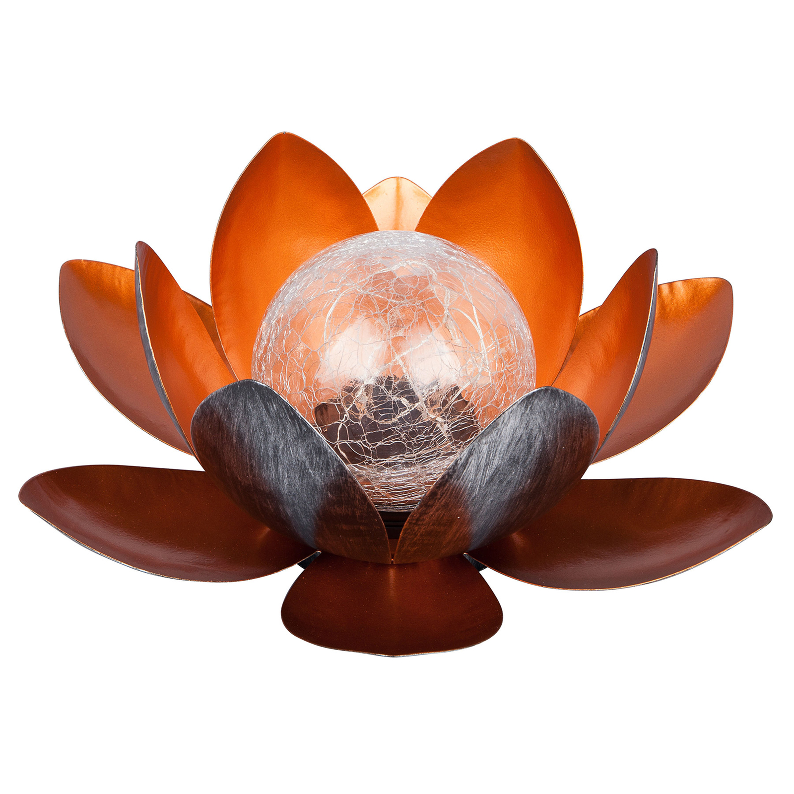 Lindby Marisko LED solar lamp, lotus flower