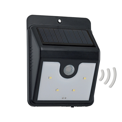 Solcelledrevet, LED-vegglampe Argon med sensor