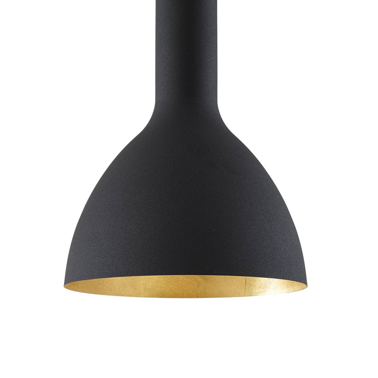 Arcchio Żyrandol Cosmina, 3-punktowa, długość 90 cm, czarny