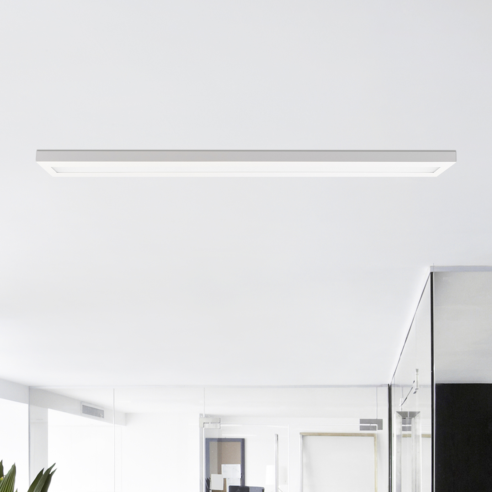 Candeeiro de superfície longitudinal LED 150 cm branco, BAP