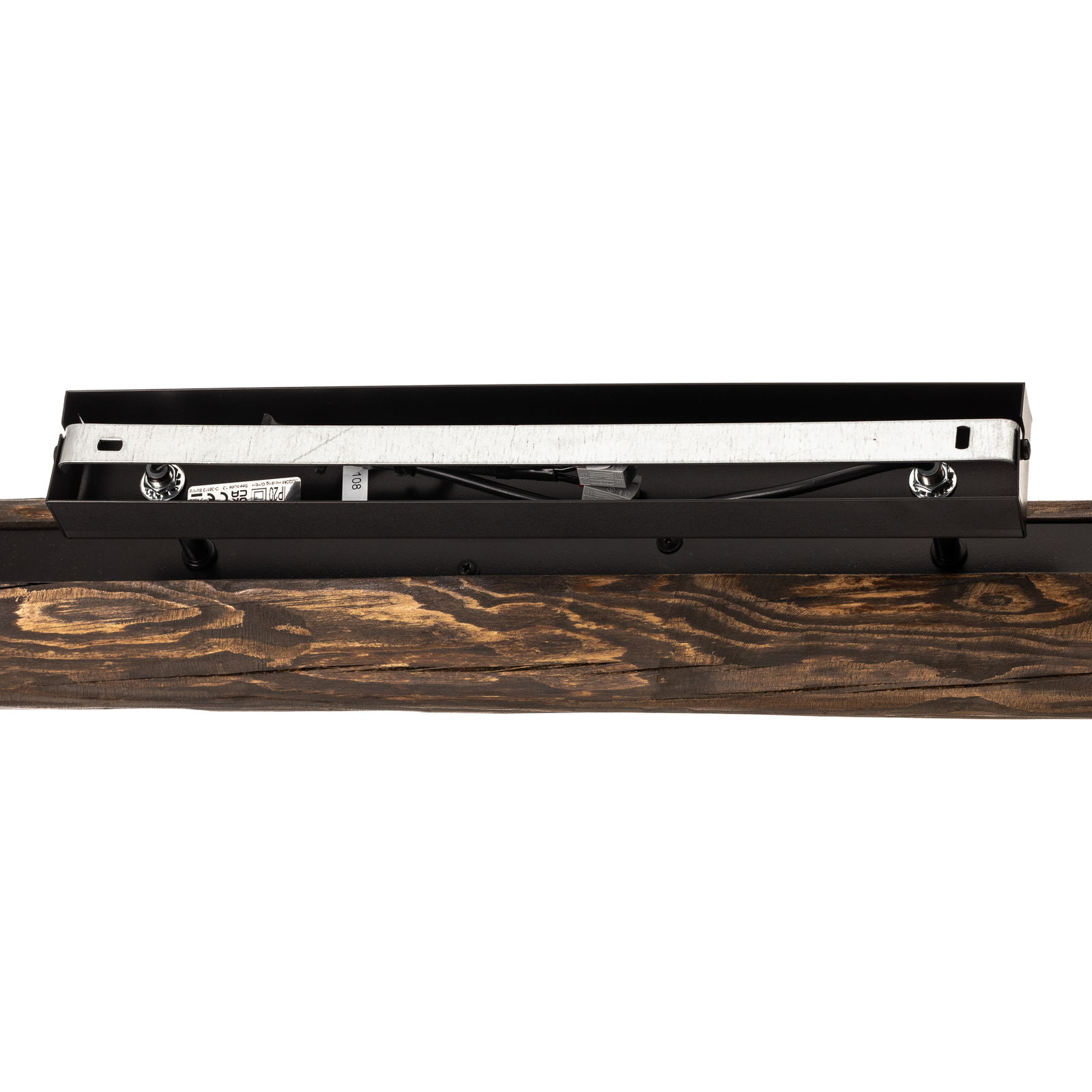 Beam 4 Plafondlamp Dark Pine Wood - Envostar