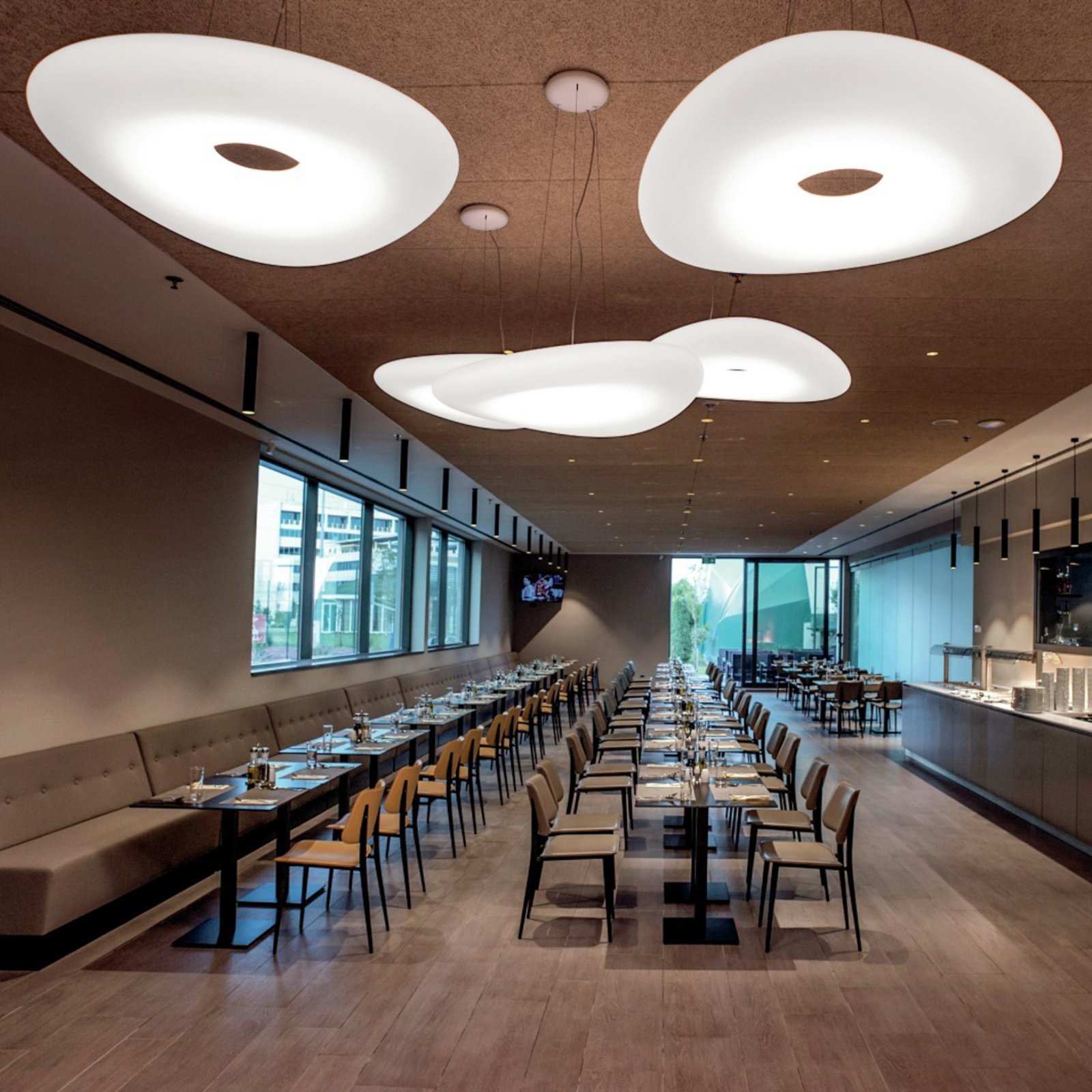 Lampada LED a sospensione Mr. Magoo, Ø 52 cm, Phase - Stilnovo