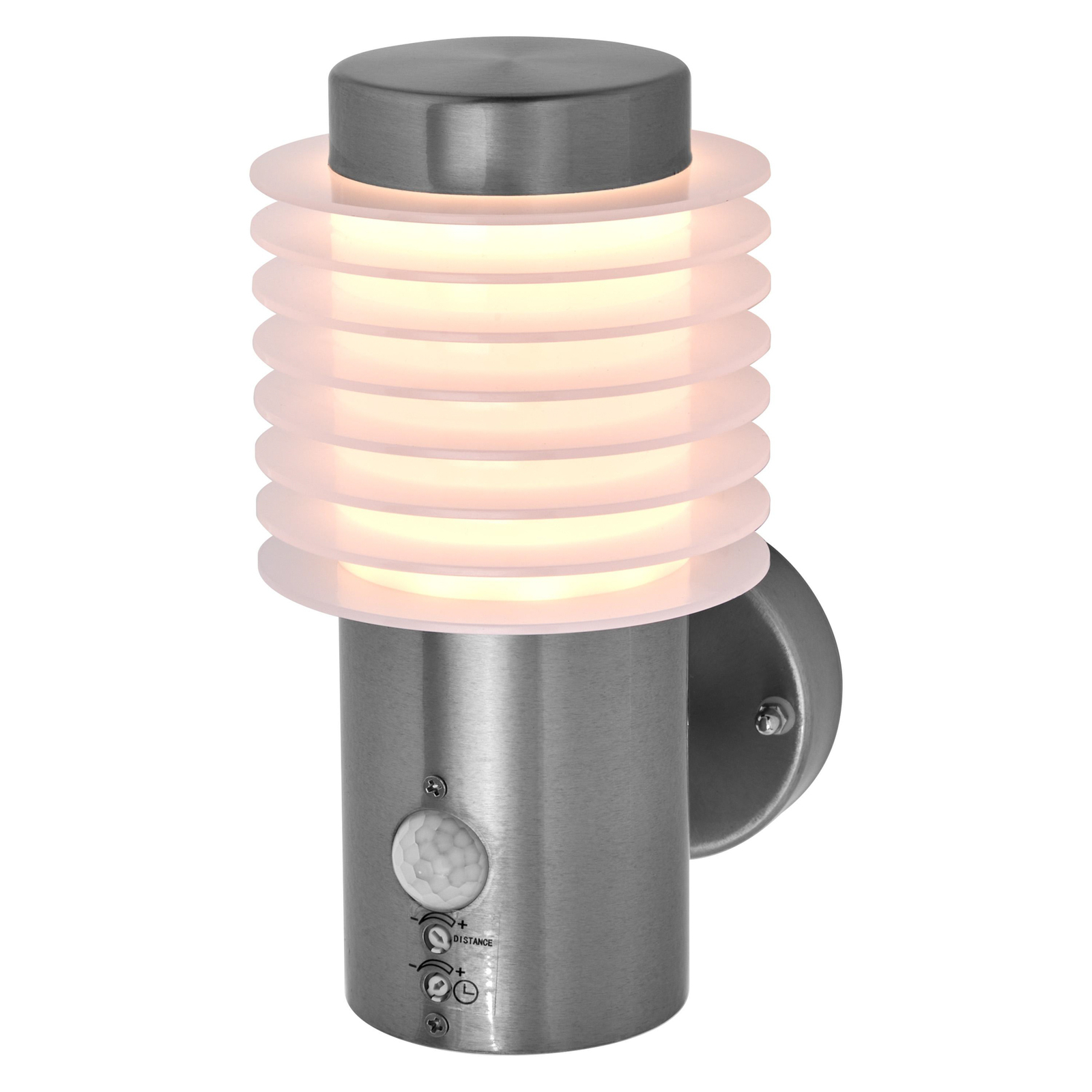 LEDVANCE LED wandlamp Endura Style Rondo RVS sensor