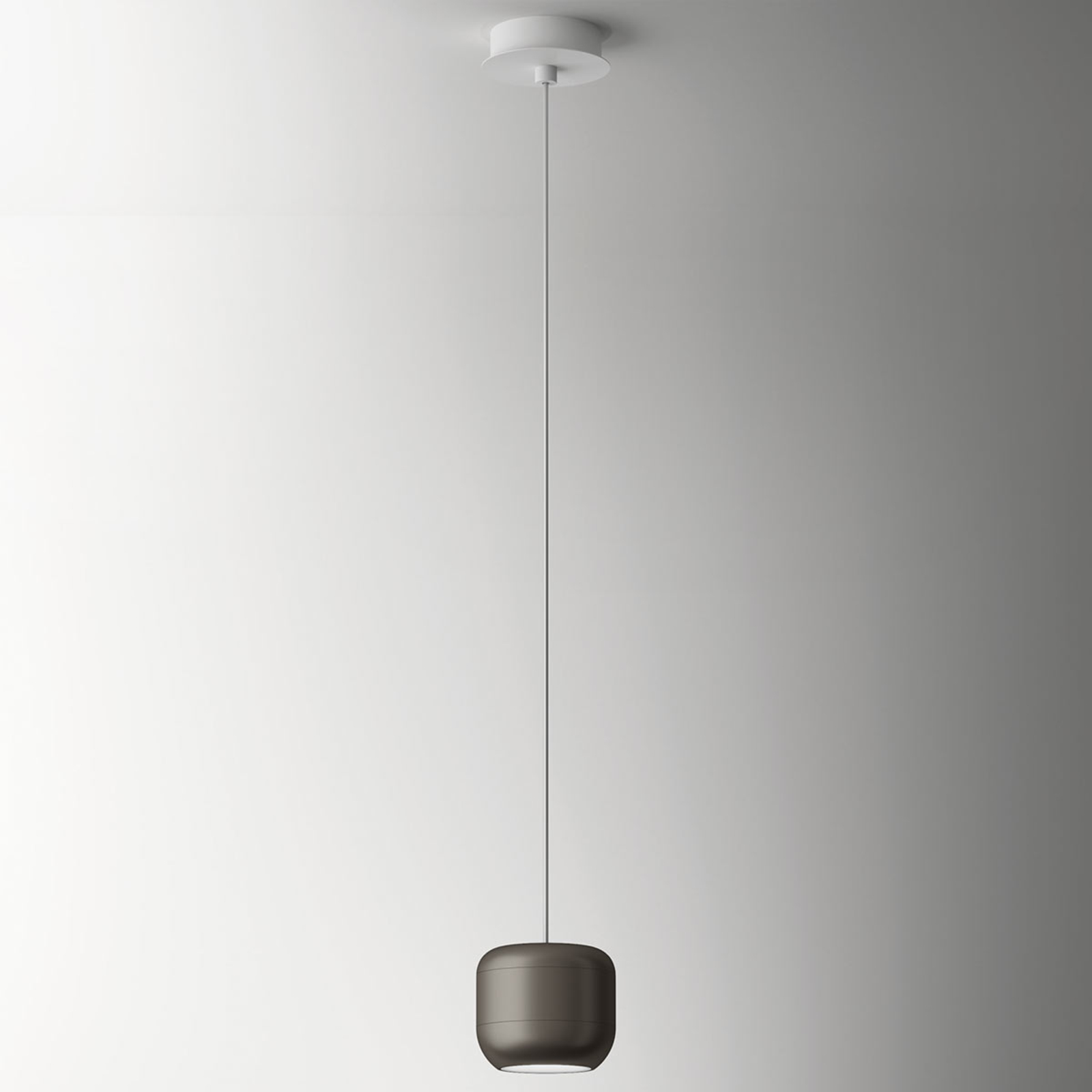 Axolight Urban LED hanglamp 16 cm nikkel mat