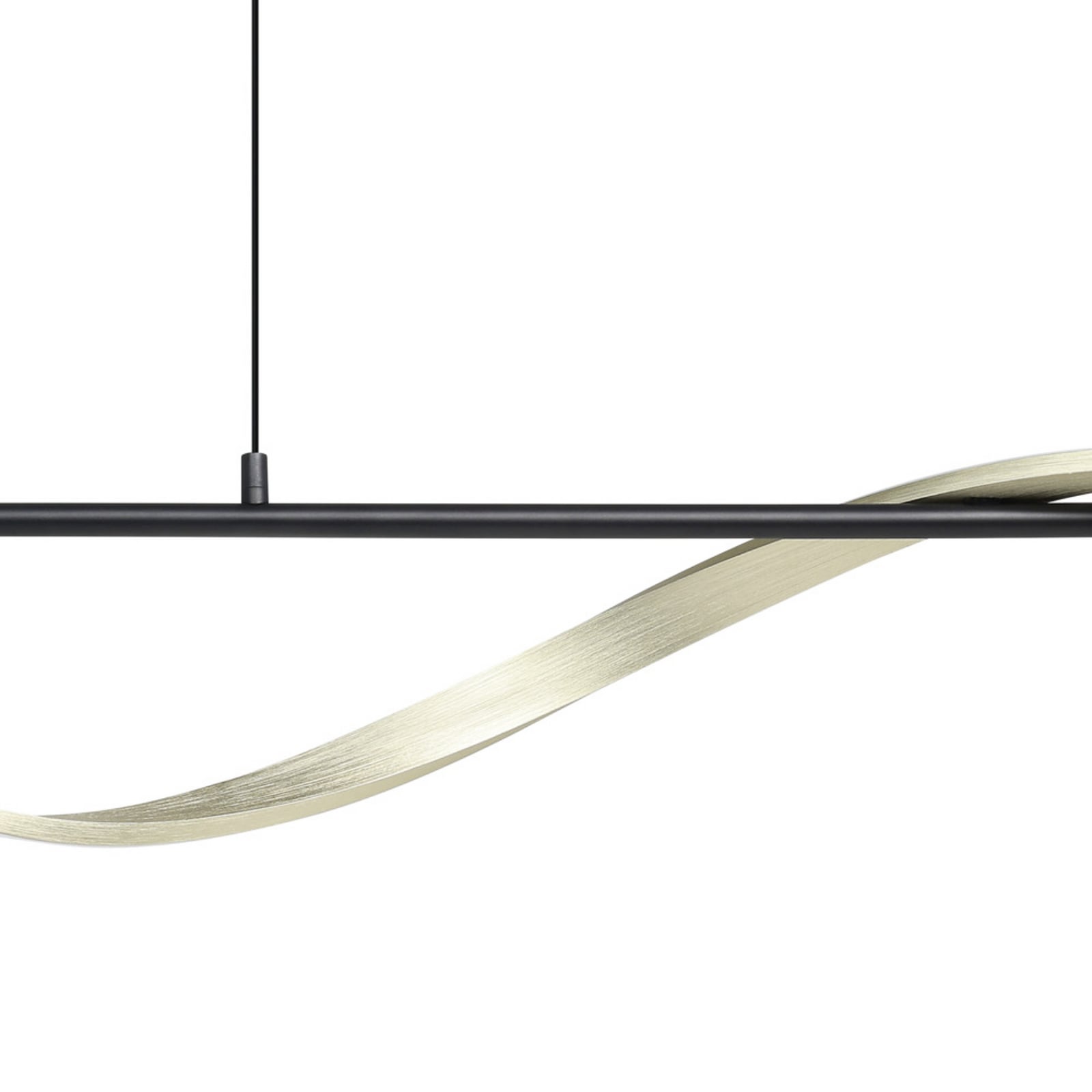 EGLO LED hanglamp CONAPRATO, zwart/messing, 115 cm, CCT EGLO LED hanglamp CONAPRATO, zwart/messing, 115 cm, CCT