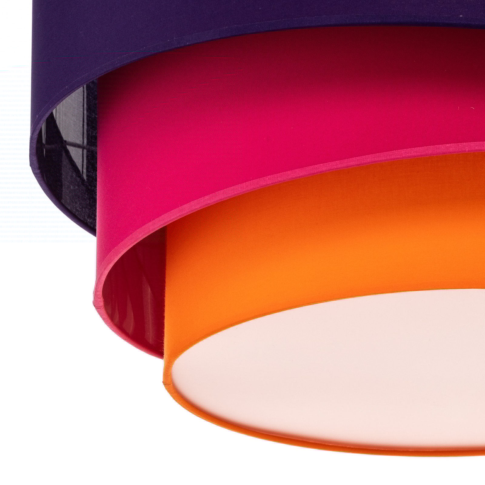 Trio Ceiling Lamp Ø60 Violet/Pink/Orange -Euluna