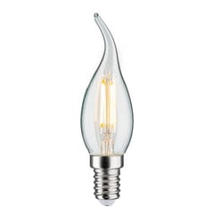 LED sviečka E14 4,8 W žiarovka 2 700 K poryv vetra číra