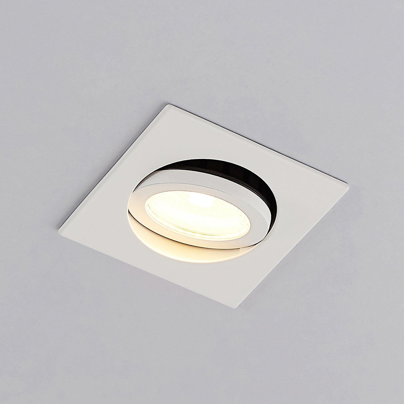 Arcchio Dacio LED downlight szögletes 36° IP65, 4W