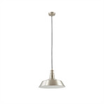 Laylan Závěsná Lampa Ø36 Nikel/Biela - Lindby