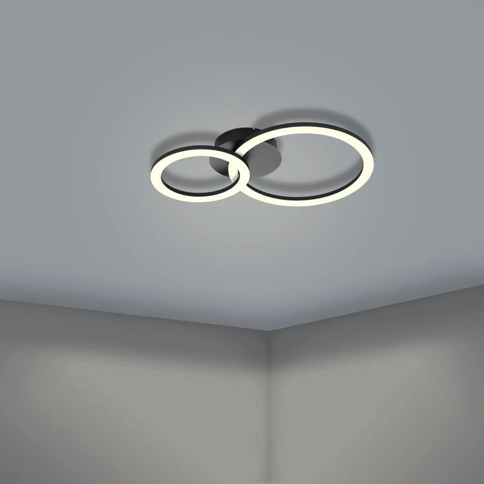 EGLO connect Parrapos-Z LED-taklampa, 2 lampor
