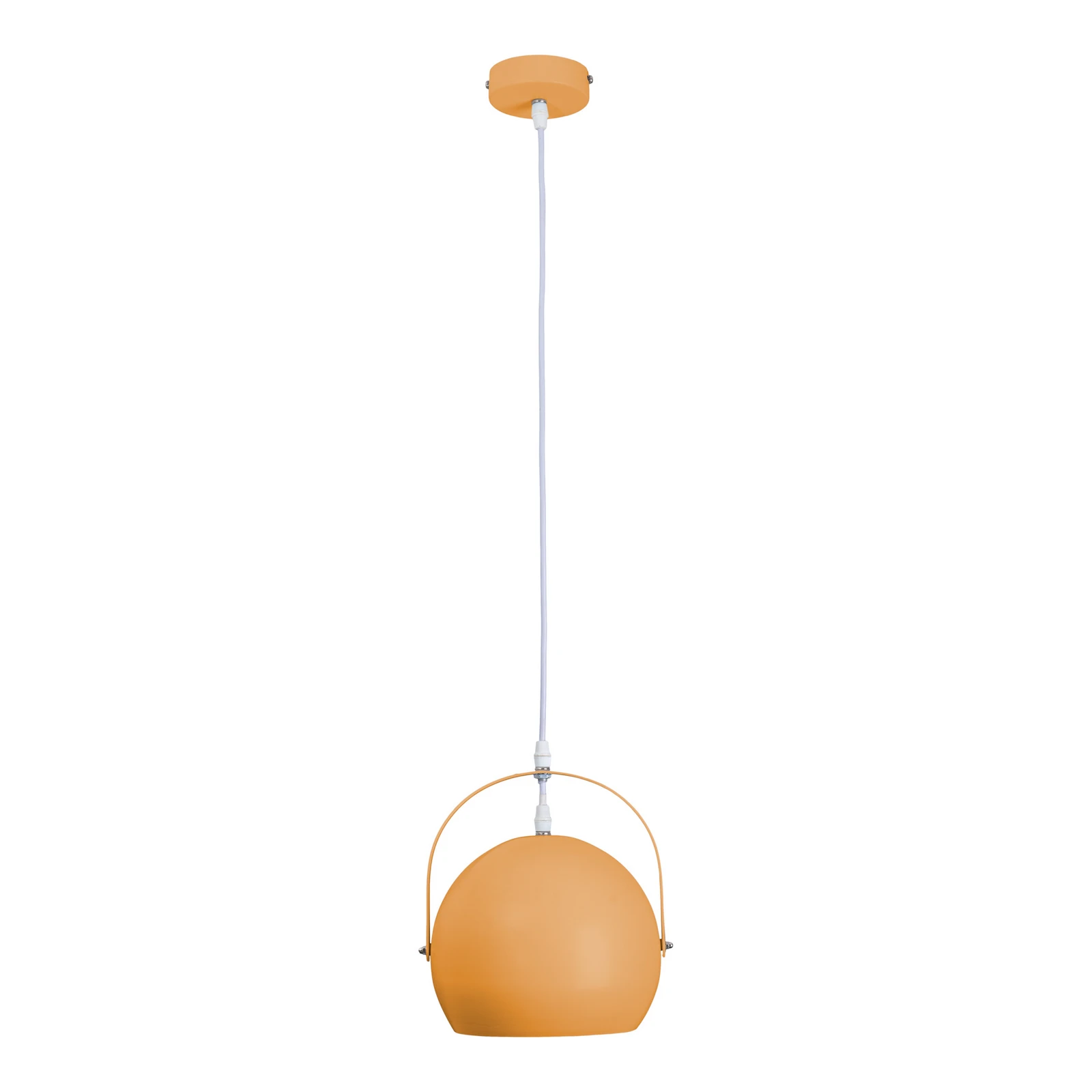 Hanglamp Colorado met ronde kap, geel
