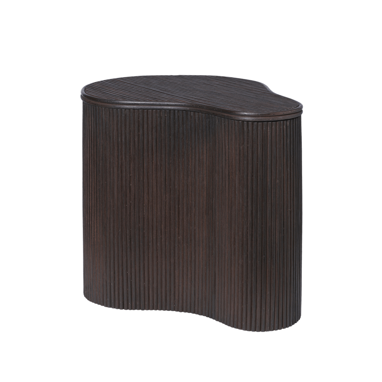 Isola Beistelltisch, dunkelbraun, 46 cm Rattan - ferm LIVING Isola Beistelltisch, dunkelbraun, 46 cm Rattan - ferm LIVING