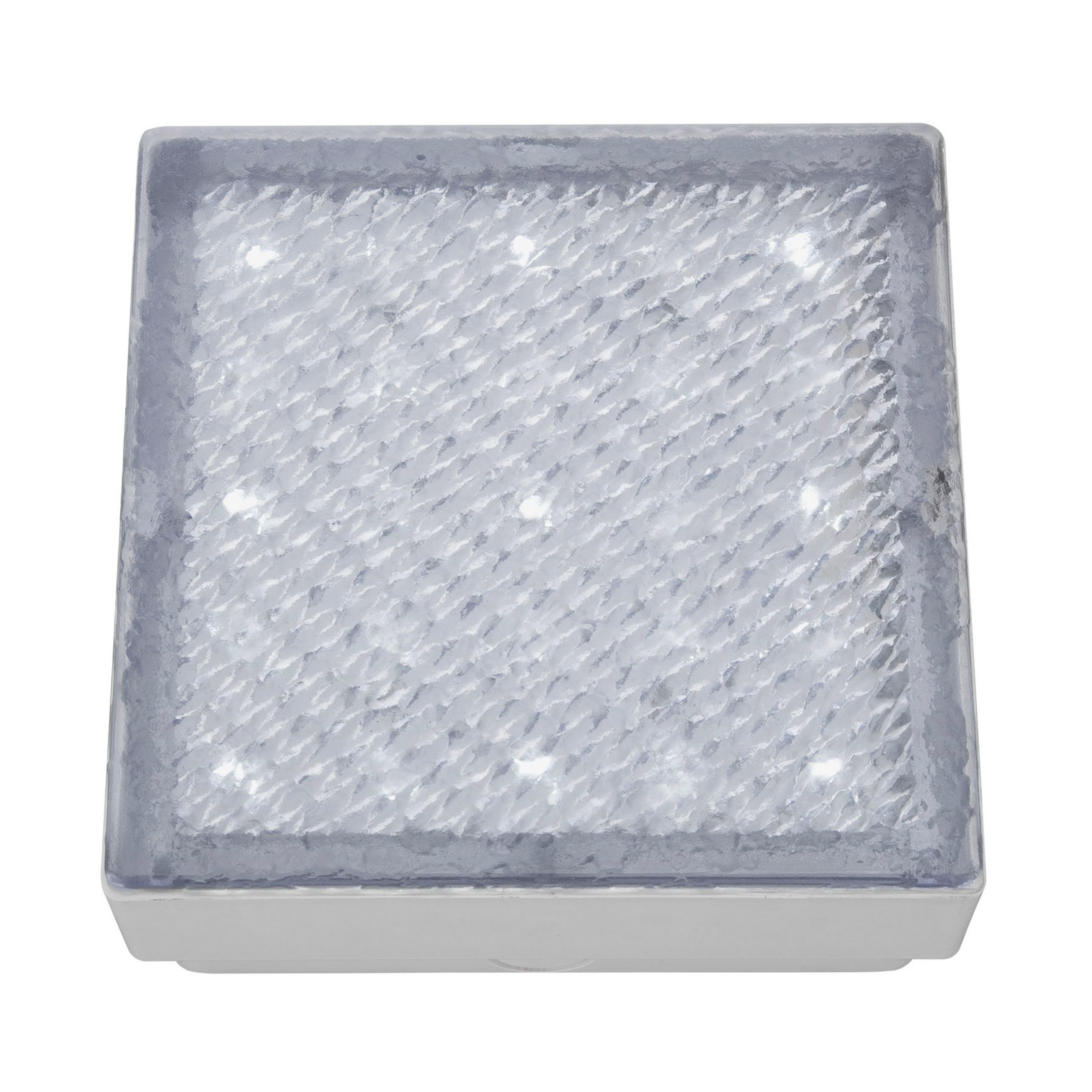 Lampada da incasso a pavimento a LED Walkover, IP68 8x8cm