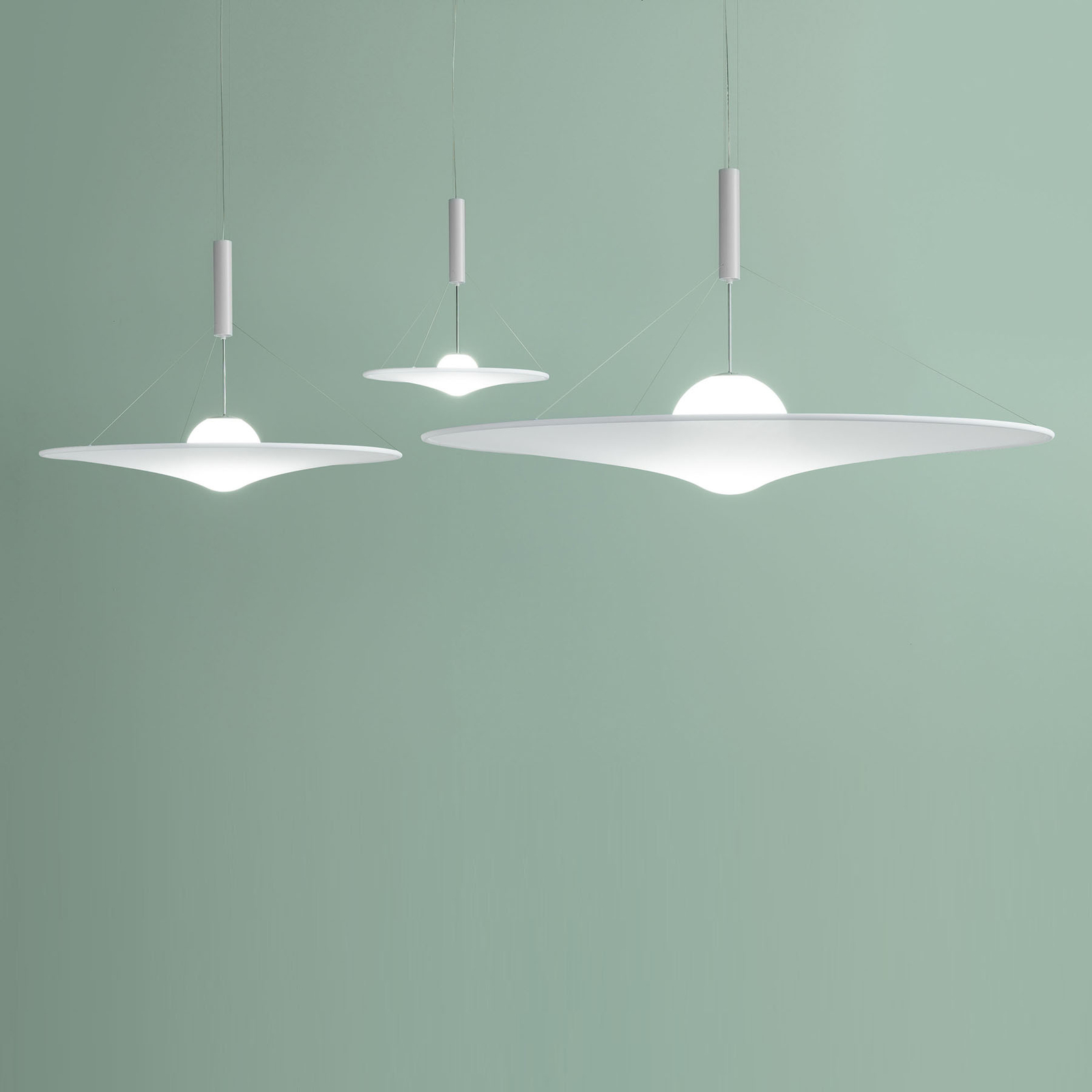 Axolight Manto LED design-hanglamp, Ø 70cm