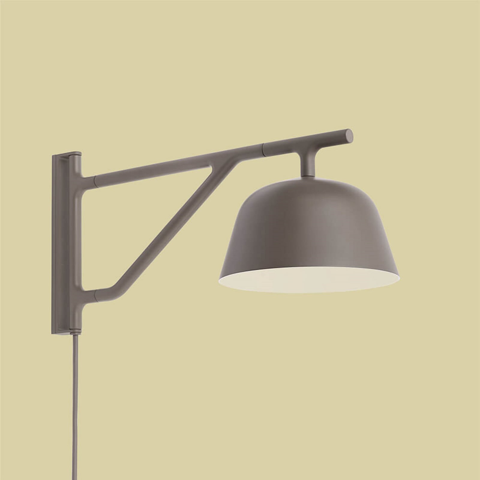 Ambit vägglampa White Muuto - Vardagsrum - Aluminium | Produkter - Vägglampor | Lampspecialisterna