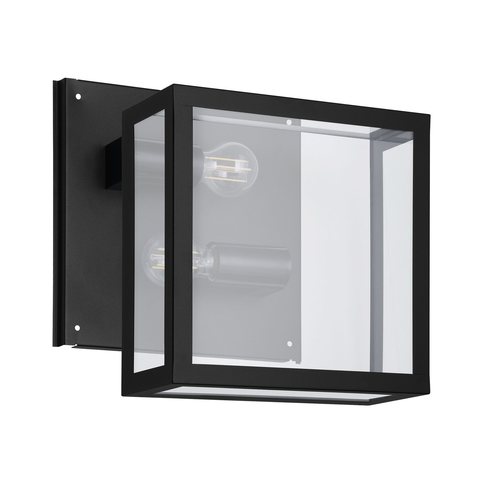 Außenwandlampe Alamonte 1, 2fl. up/down Quadrat