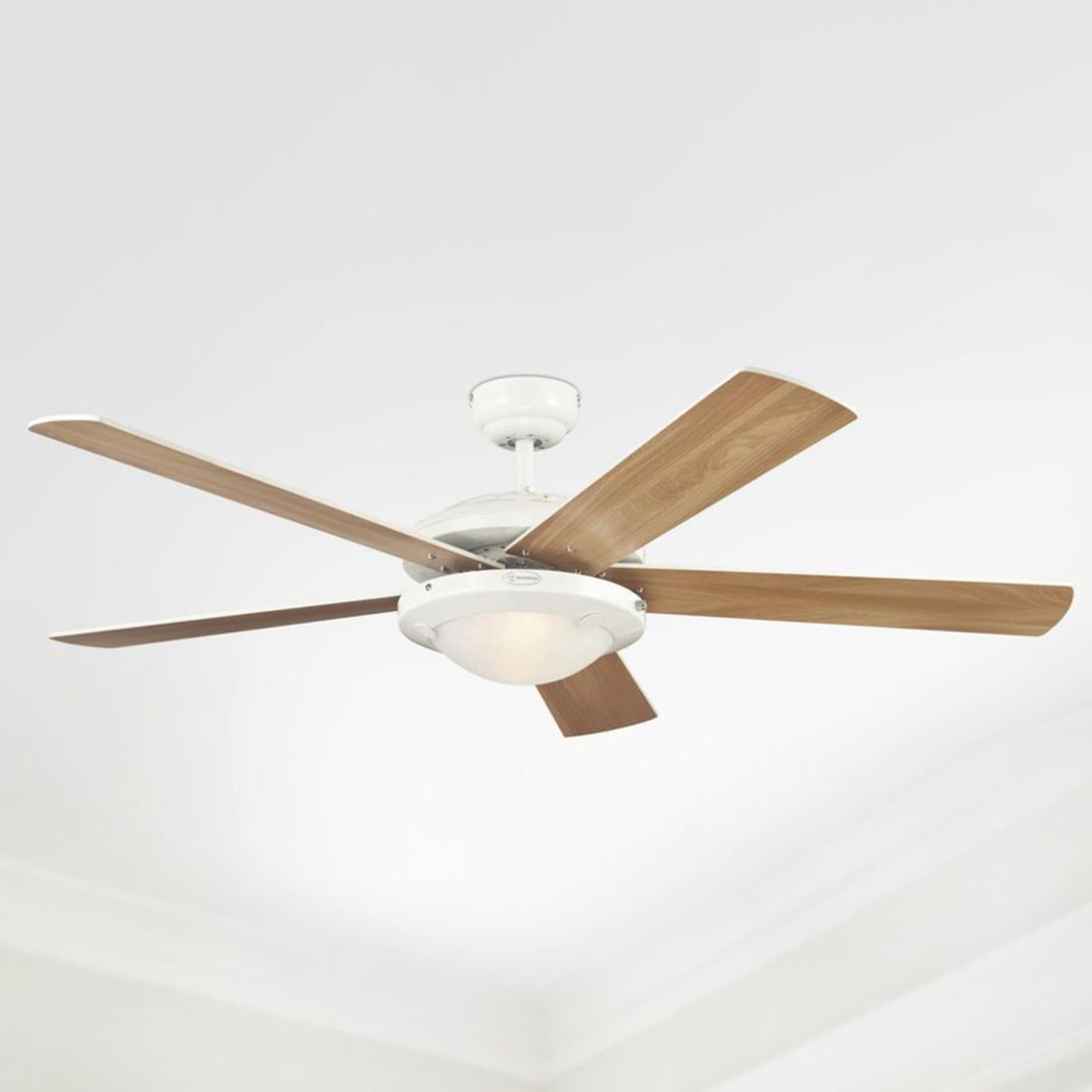 Comet 2 Deckenventilator mit Licht Holz leise - Westinghouse