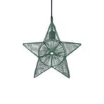 PR Home Regina stella deco in metallo, filo verde