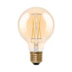 SEGULA LED-Globelampe E27 G80 5W 2.200K gold dimm