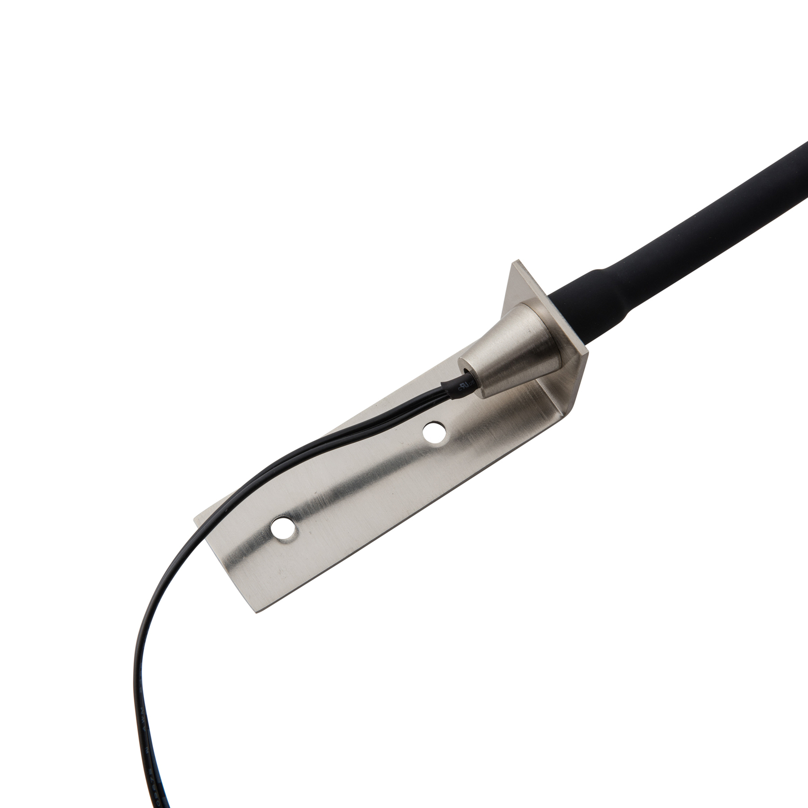 Lindby Flexola LED-lugemislamp, nikkel, nurk, raud, pistikupesa