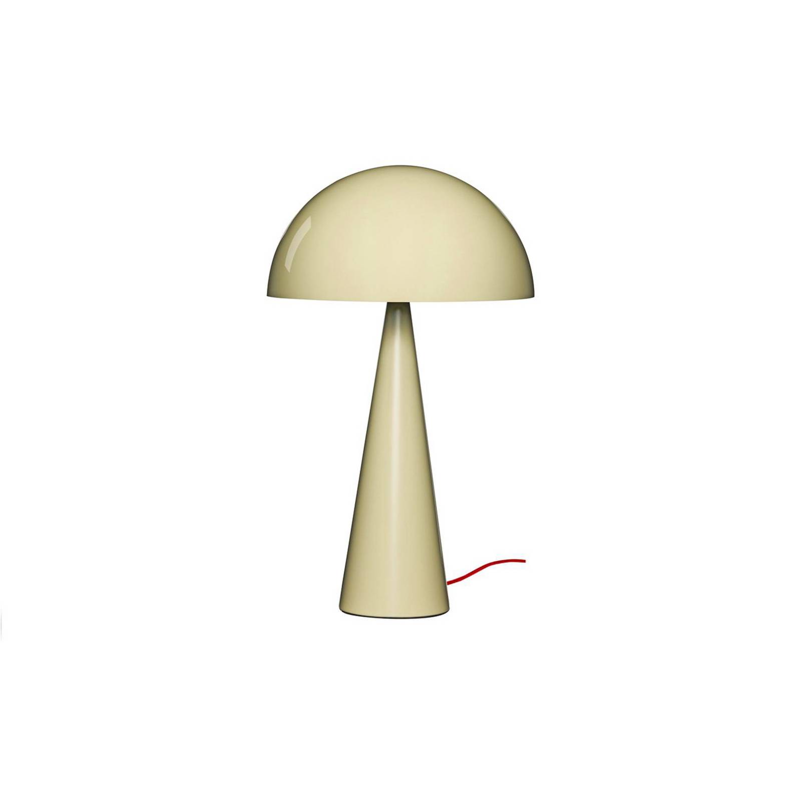 HÜBSCH Tischlampe Mush, sand, Metall, Höhe 50 cm günstig online kaufen