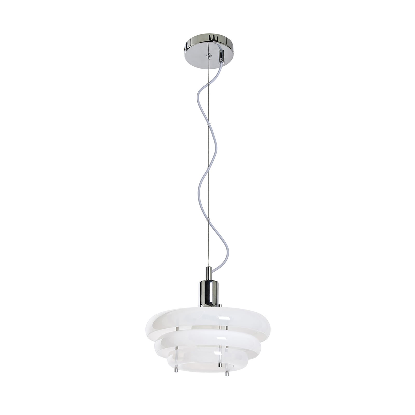 Viseća lampa "Zalazak sunca" Ø 28 cm, maglovito bijela - MARKET SET