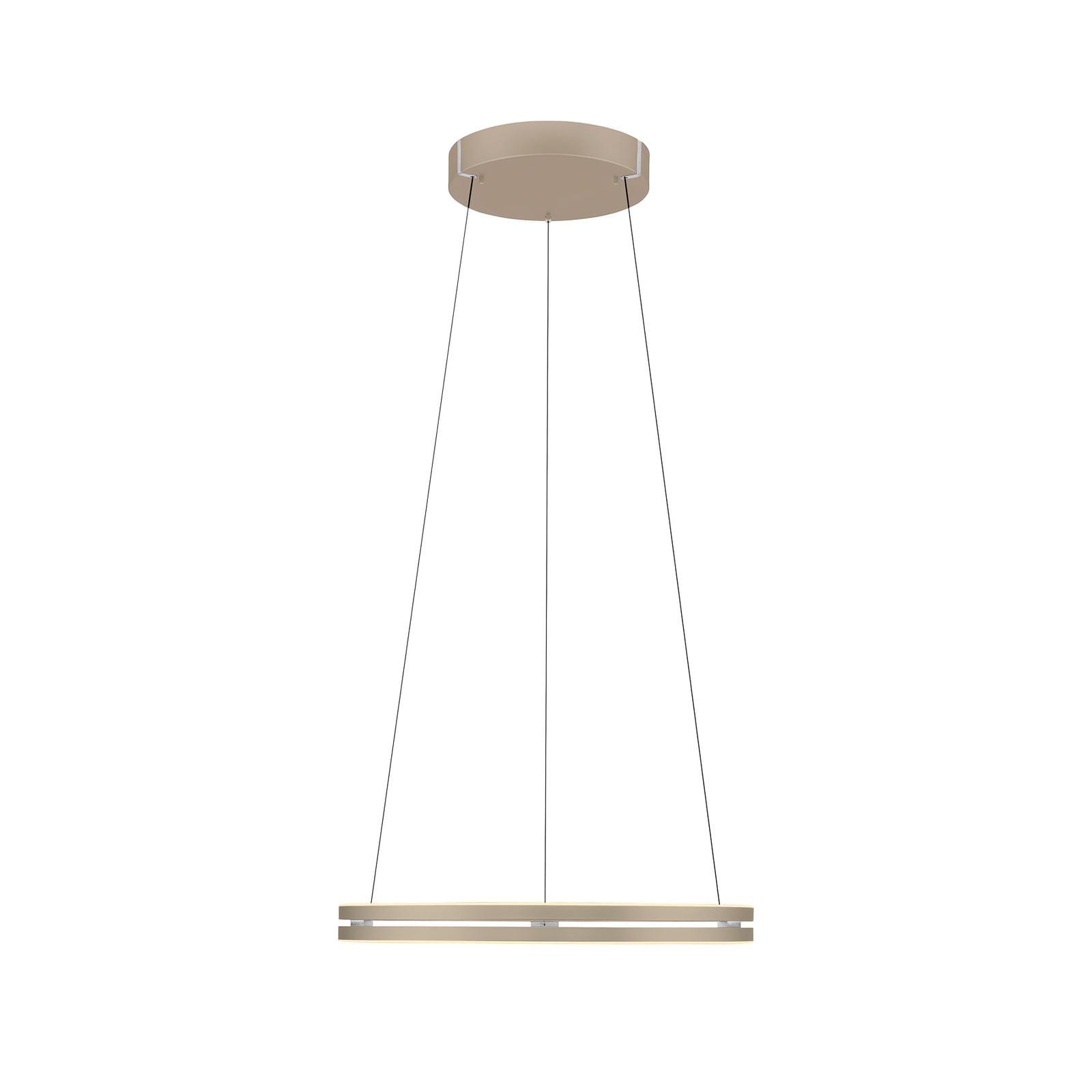 E-Loop LED-Hängeleuchte bronze, Ø 70 cm, Alu, CCT - PURE E-Loop LED-Hängeleuchte bronze, Ø 70 cm, Alu, CCT - PURE