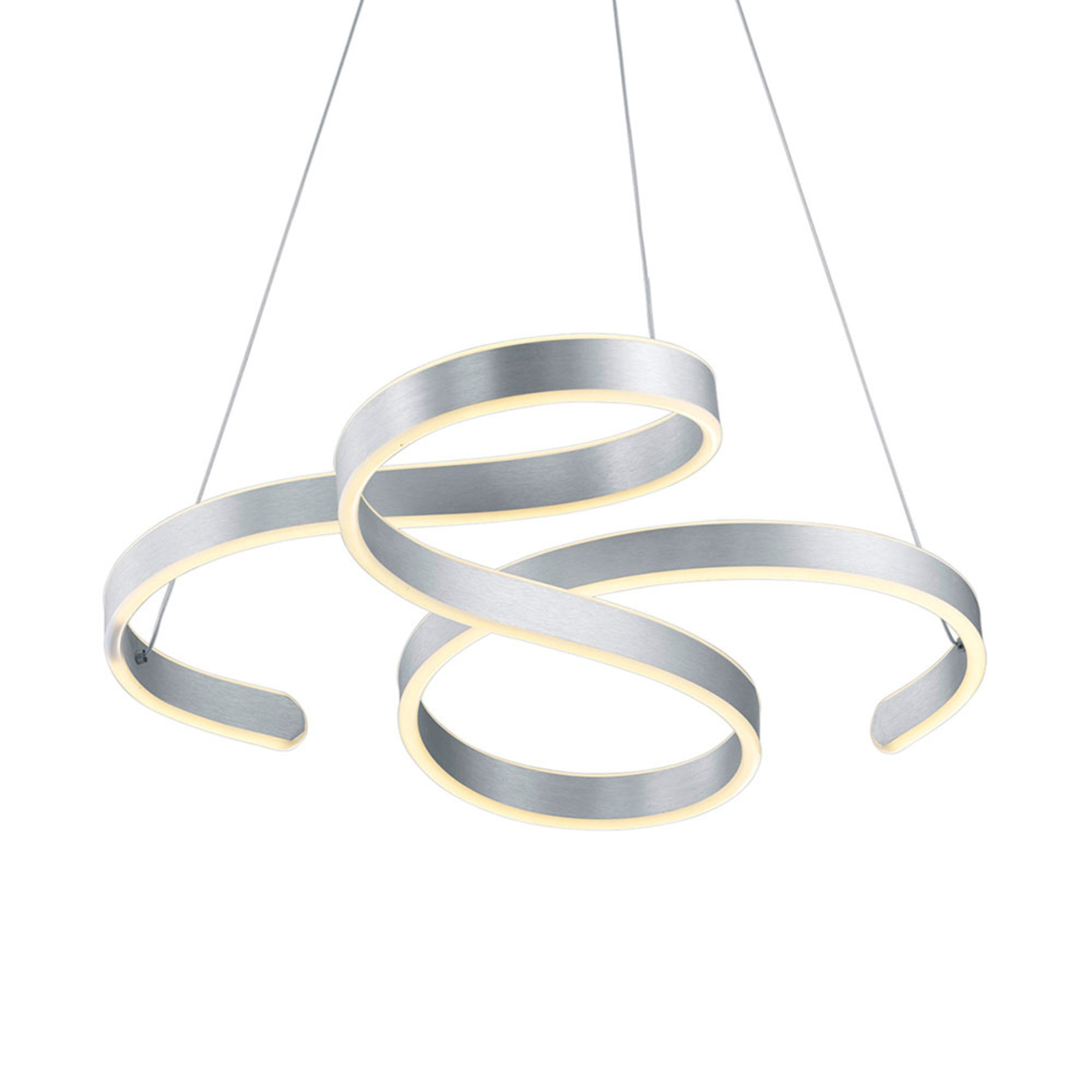 LED-Pendelleuchte Francis, schwungvoll designt