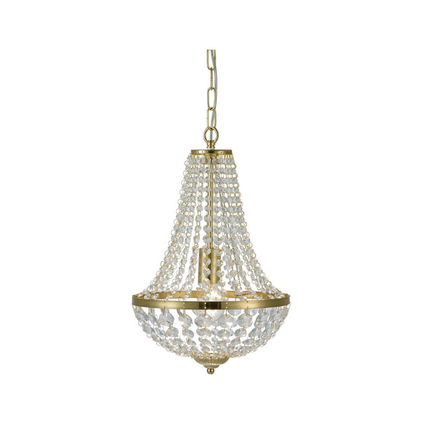 Gränsö 1 Kronleuchter Brushed Brass - Markslöjd