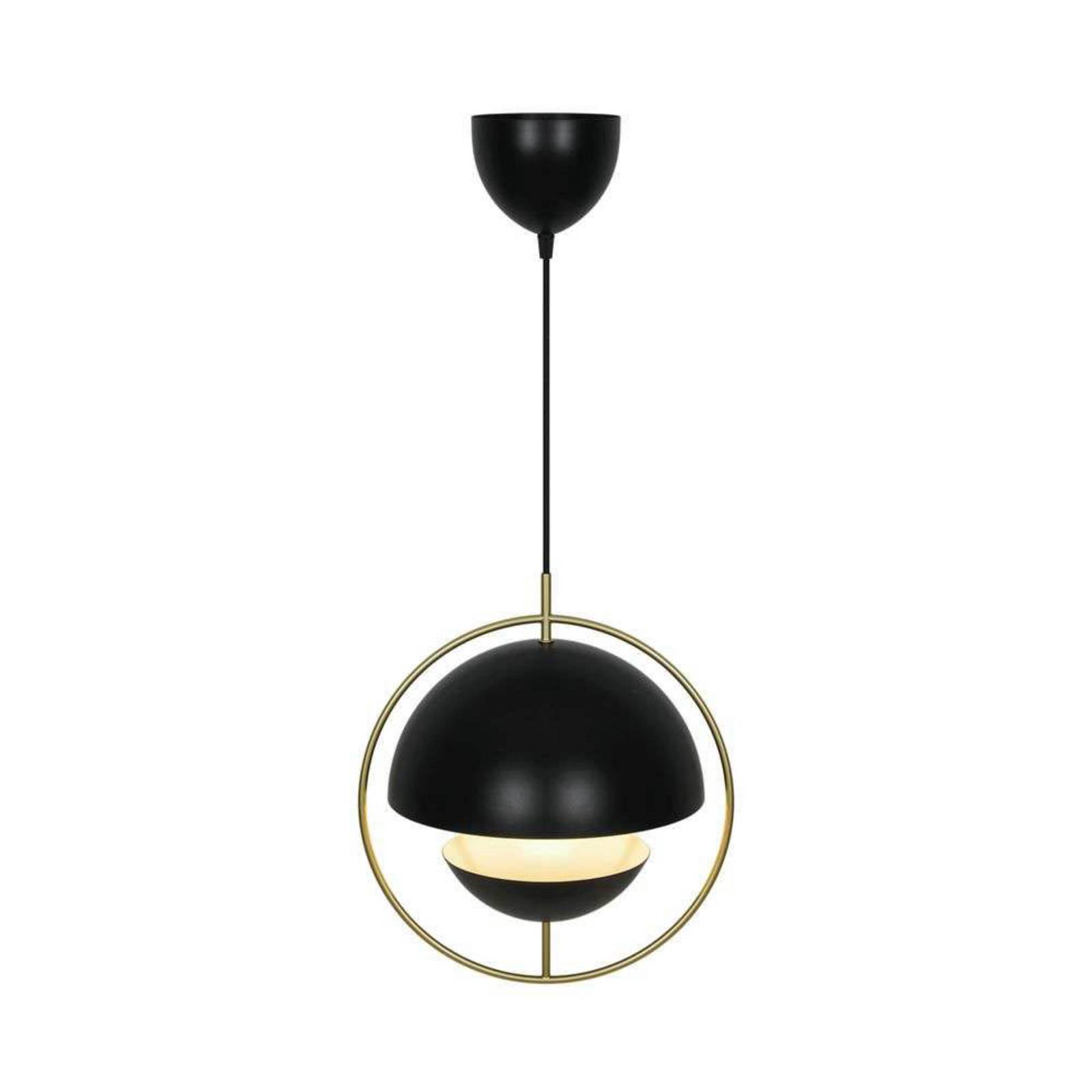 Pendelleuchte Tavia, schwarz, Ø 33 cm, Metall günstig online kaufen
