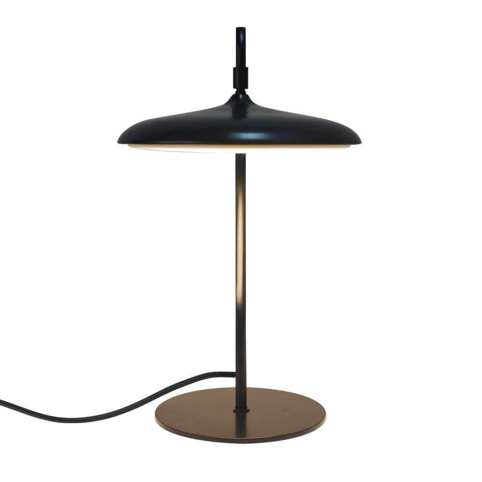 LED επιτραπέζια λάμπα Artist, μαύρη, ύψος 41 cm, μέταλλο