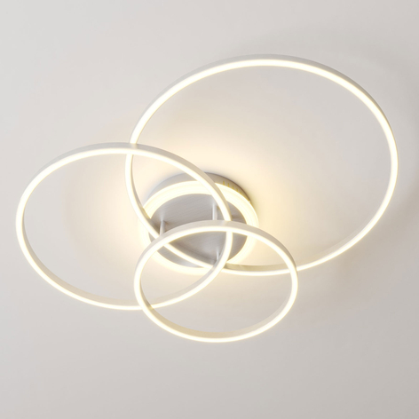Lindby Smart Tula plafonnier LED, appli, CCT