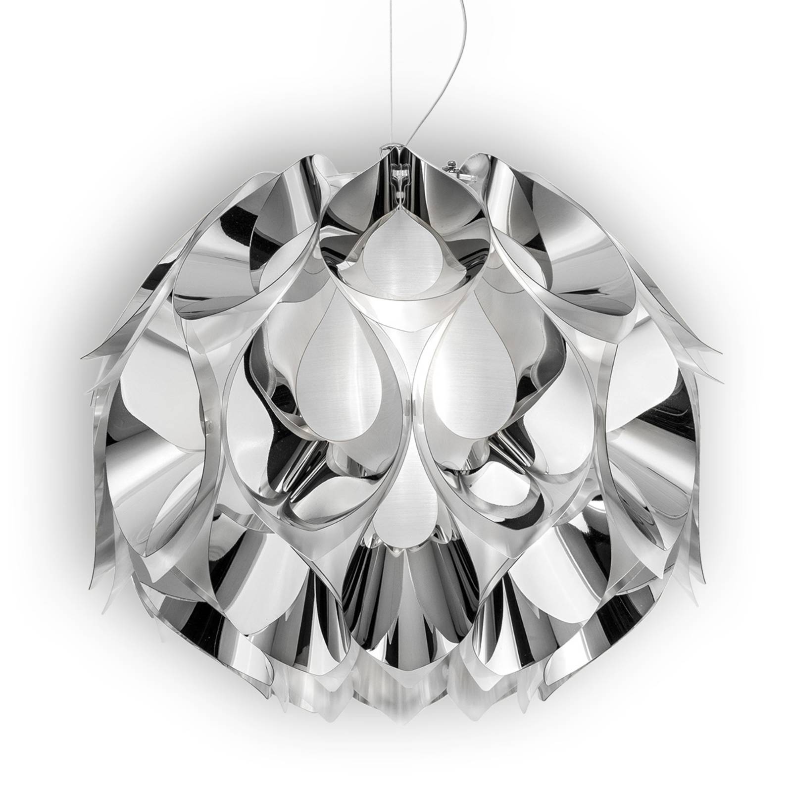 Slamp Flora - Design-Hängeleuchte, silber, 50 cm