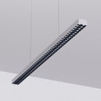 Arcchio LED kantoor hanglamp Jolinda, zilver, 118cm, omhoog/omlaag