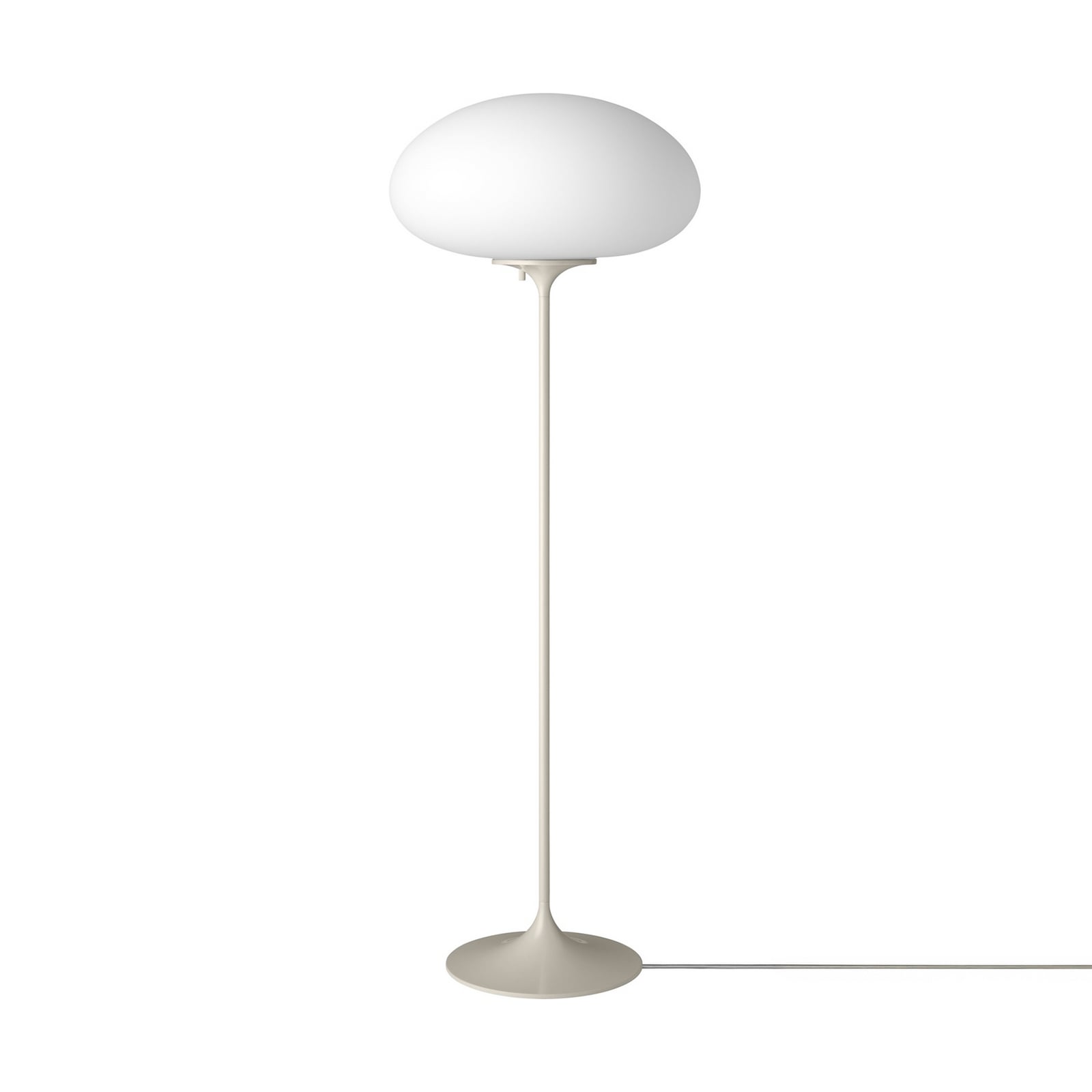 Stojacia lampa Stemlite, šedá farba, výška 110 cm, stmievateľné - Gubi