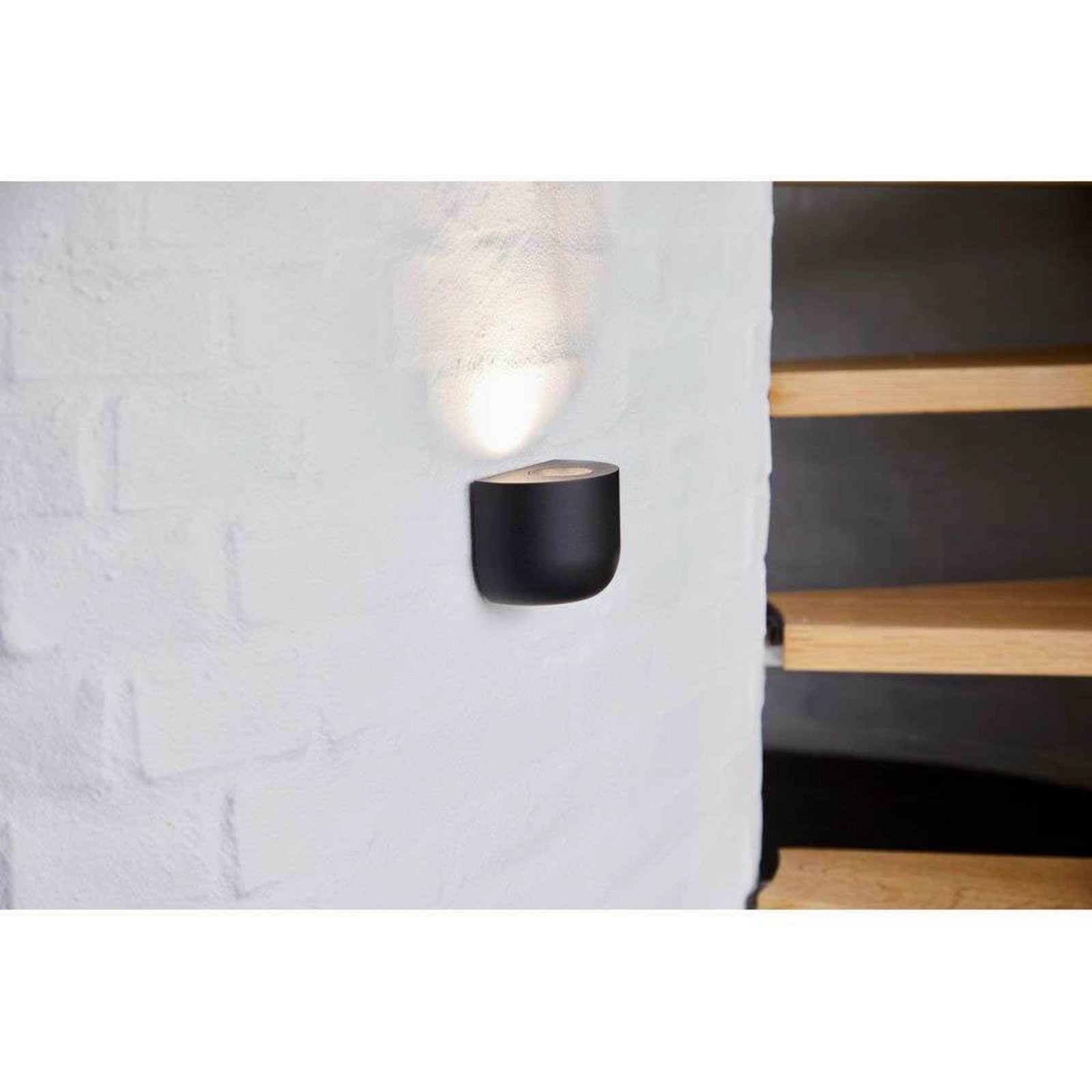 LOOM DESIGN LED-Wandleuchte Nyx, schwarz
